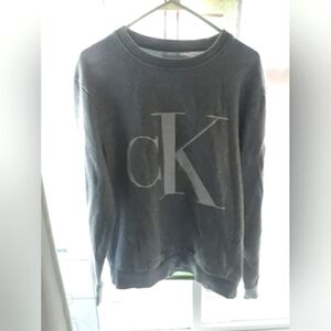 Calvin Klein Mens Gray Heather Long Sleeve
